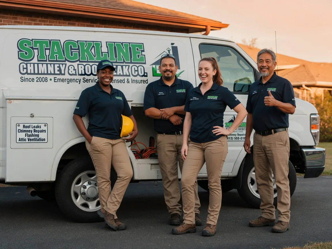 Chimney flashing repair company in Nardin, OK